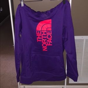 Purple North Face Sweatshirt